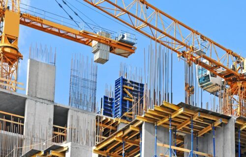 A beautiful construction site