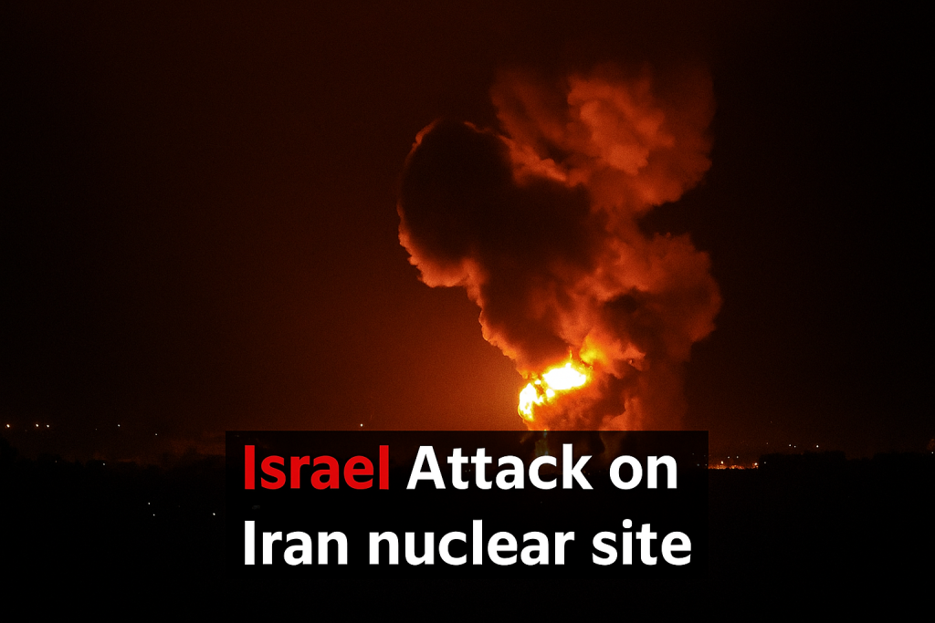 Israel's attack on iran nuclear site.